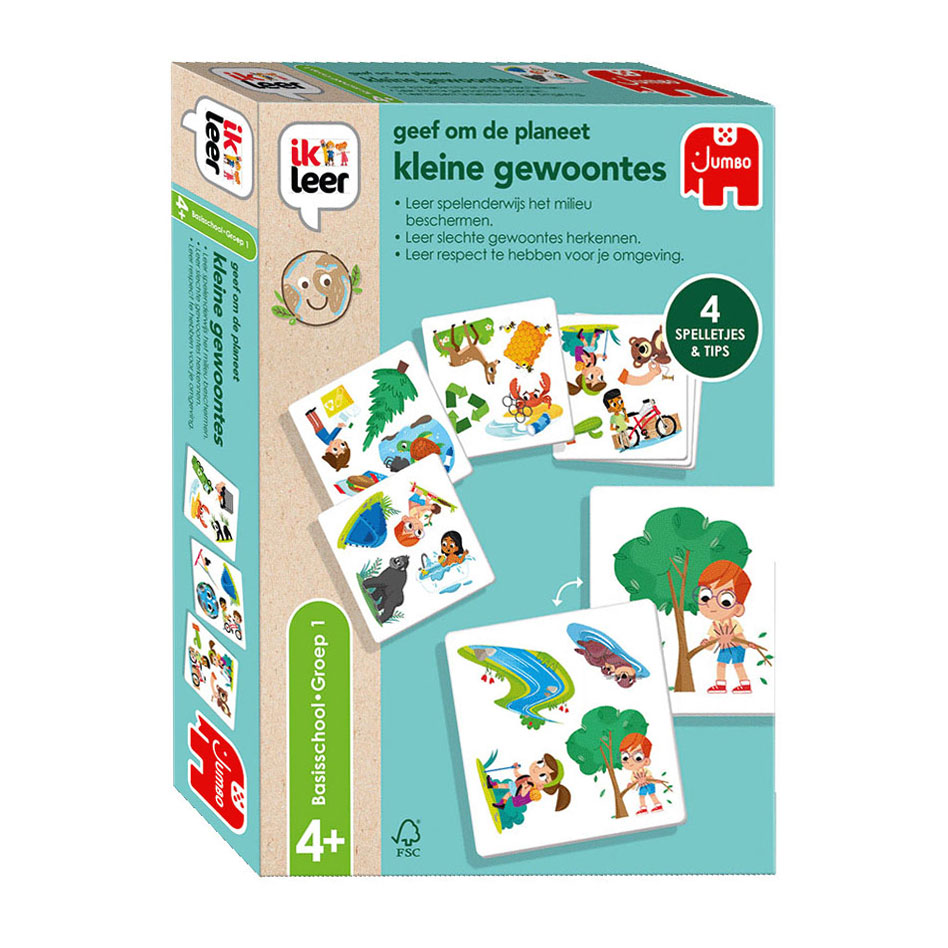 Jeu éducatif Jumbo I Learn - Care About The Planet Petites habitudes