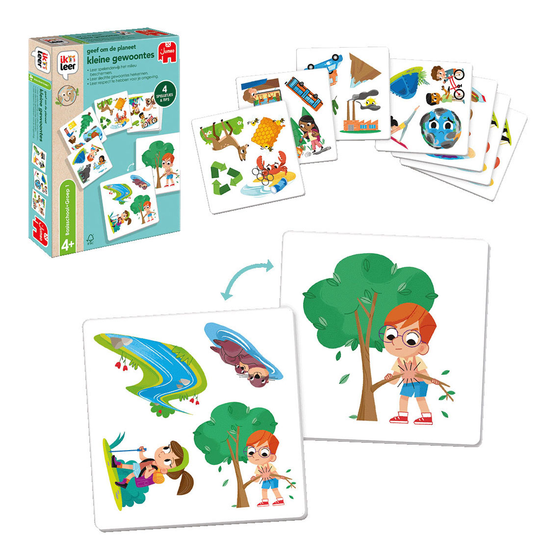 Jeu éducatif Jumbo I Learn - Care About The Planet Petites habitudes