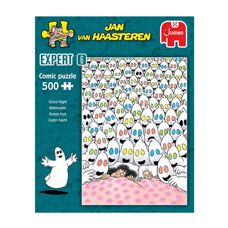 Puzzle Jan van Haasteren - Expert 6 Bonne nuit, 500 pièces.