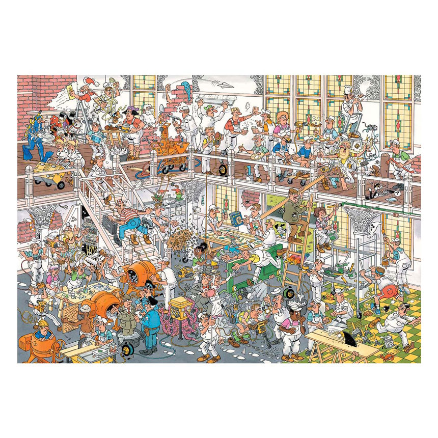 Jan van Haasteren Puzzle – How Not Do DIY, 2x1000 Teile.