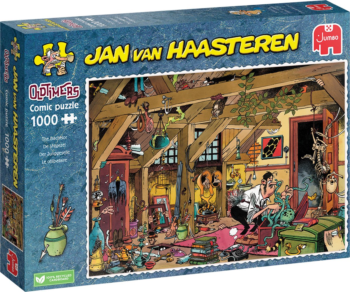 Jan van Haasteren Puzzle - Oldtimer De Bachelor, 1000 Teile.