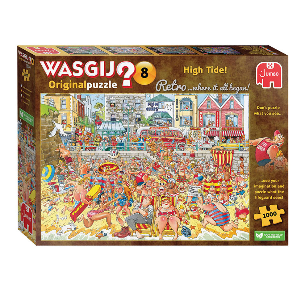 Wasgij Retro Original 8 Legpuzzel - Vloed!, 1000st.