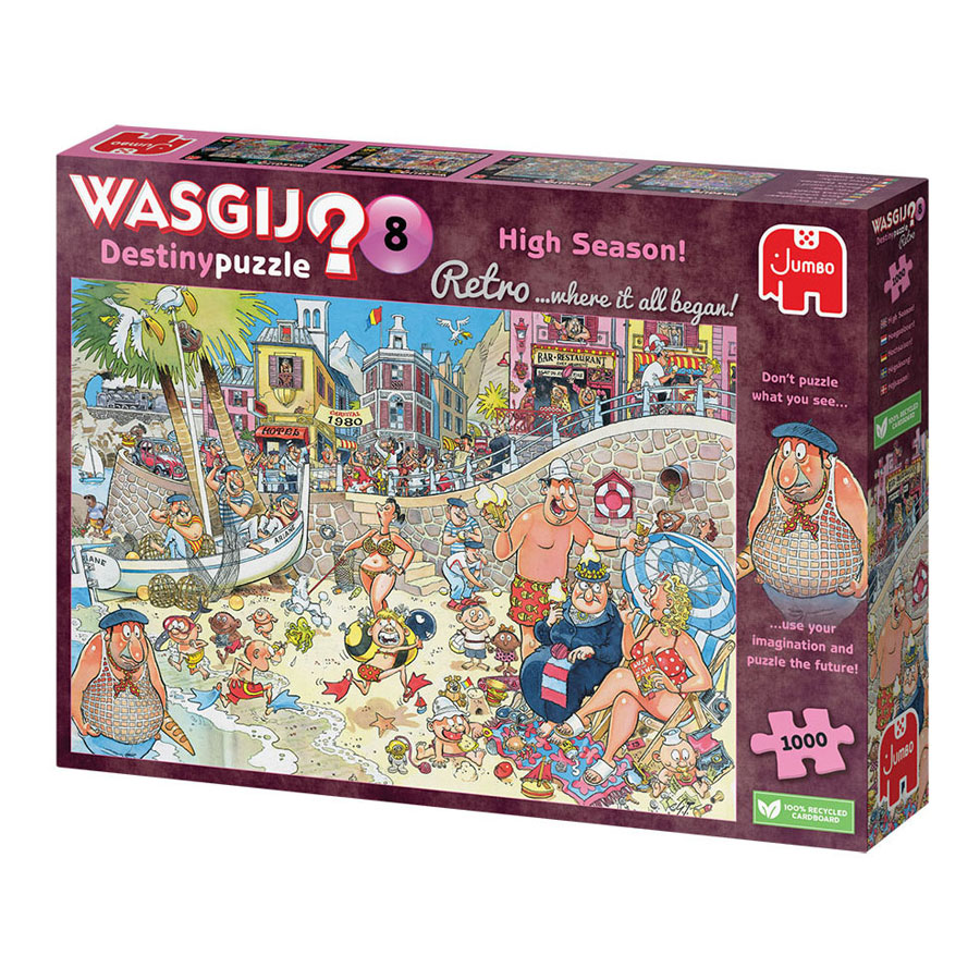 Wasgij Retro Destiny 8 Puzzle – Hochsaison!, 1000 Teile.