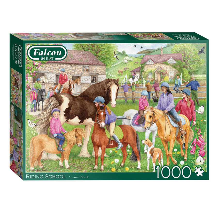 Puzzle Falcon - École d'équitation, 1000 pièces.