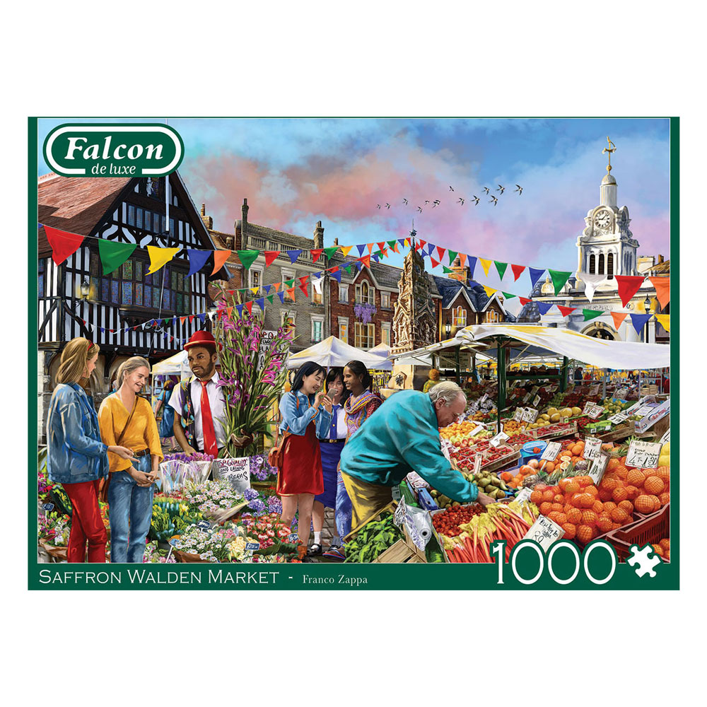 Puzzle Falcon - Marché Safran Walden, 1000 pièces.