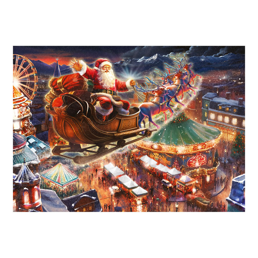 Falken-Puzzle - Weihnachtswunderland, 2x1000 Teile.