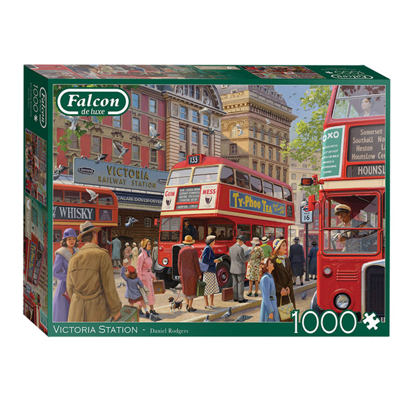 Falcon-Puzzle - Victoria Station, 1000 Teile.