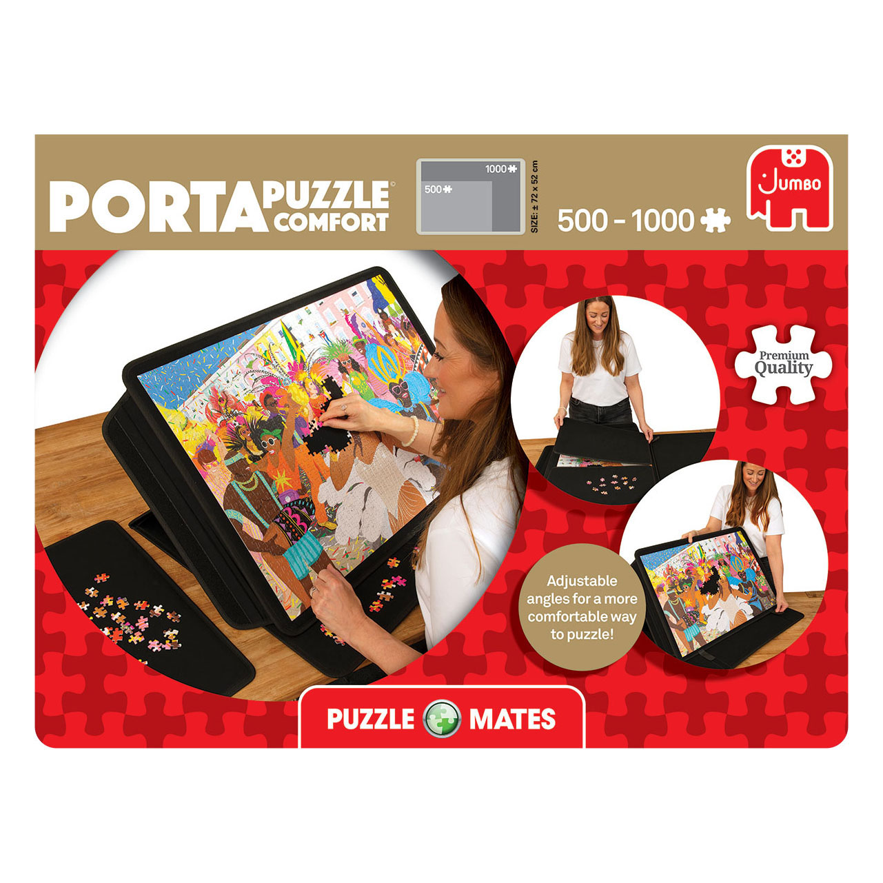 Tapis de puzzle Jumbo Portapuzzle Comfort, 500 à 1 000 pièces