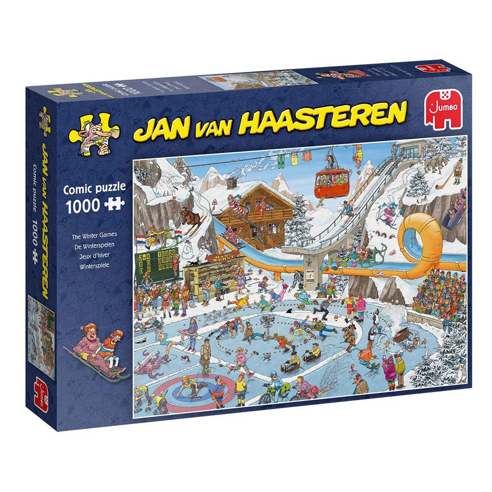 Jan van Haasteren Legpuzzel - Winterspelen, 1000st.