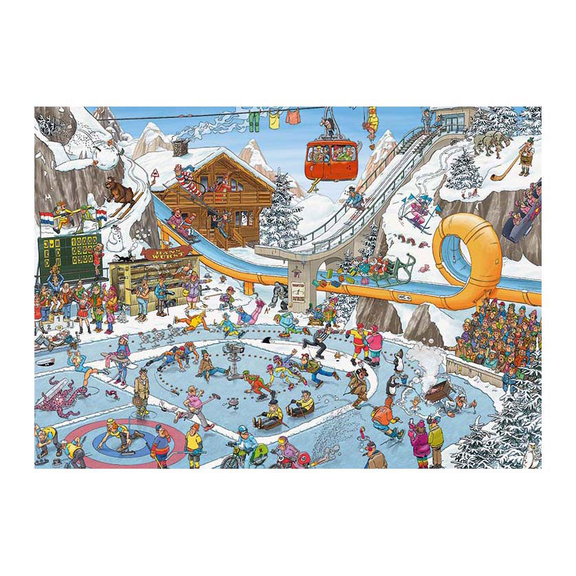 Jan van Haasteren Legpuzzel - Winterspelen, 1000st.