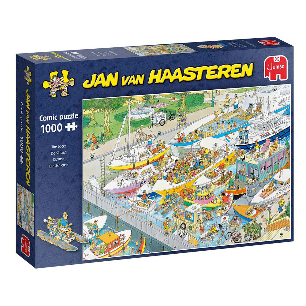 Jan van Haasteren Legpuzzel - De Sluizen, 1000st.