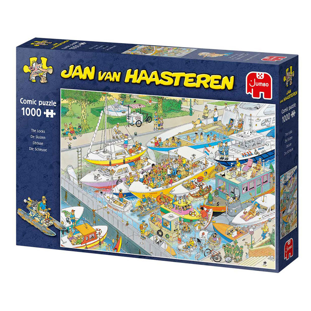 Jan van Haasteren Legpuzzel - De Sluizen, 1000st.