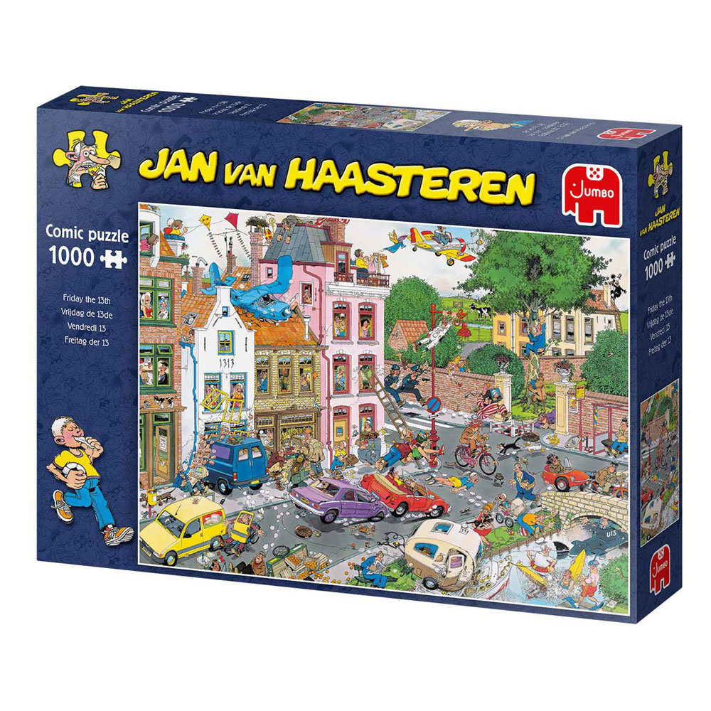 Jan van Haasteren Legpuzzel - Vrijdag de 13e, 1000st.