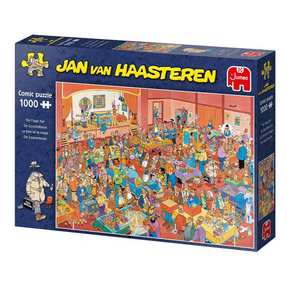 Jan van Haasteren Legpuzzel - De Goochelbeurs, 1000st.