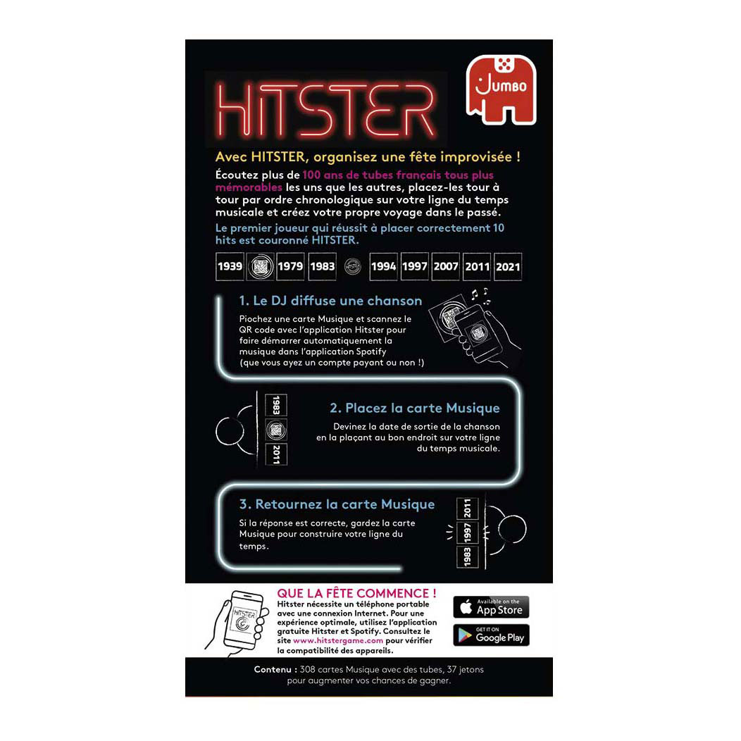 Jumbo Hitster 100% Chansons Francaises (Franstalig) 