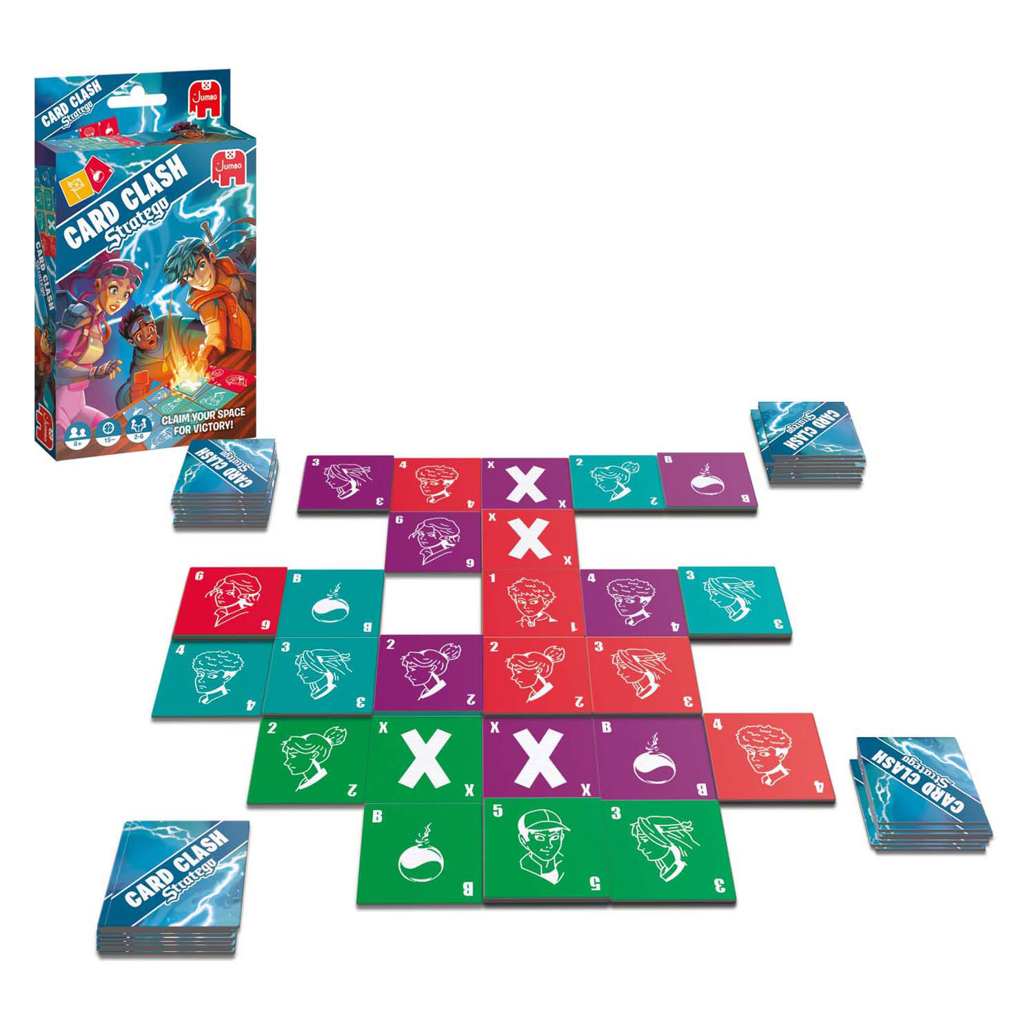 Jumbo Stratego Card Clash Kaartspel