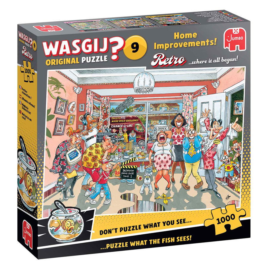 Wasgij Retro Original 9 Legpuzzel - Klein Verbouwinkje, 1000st.