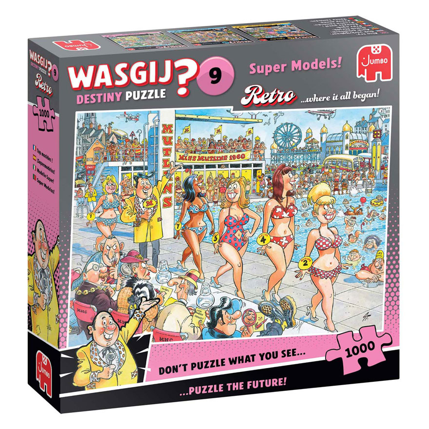 Wasgij Retro Destiny 9 Legpuzzel - Topmodellen! 1000st.