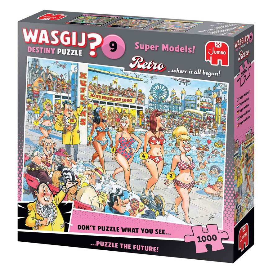 Wasgij Retro Destiny 9 Legpuzzel - Topmodellen! 1000st.