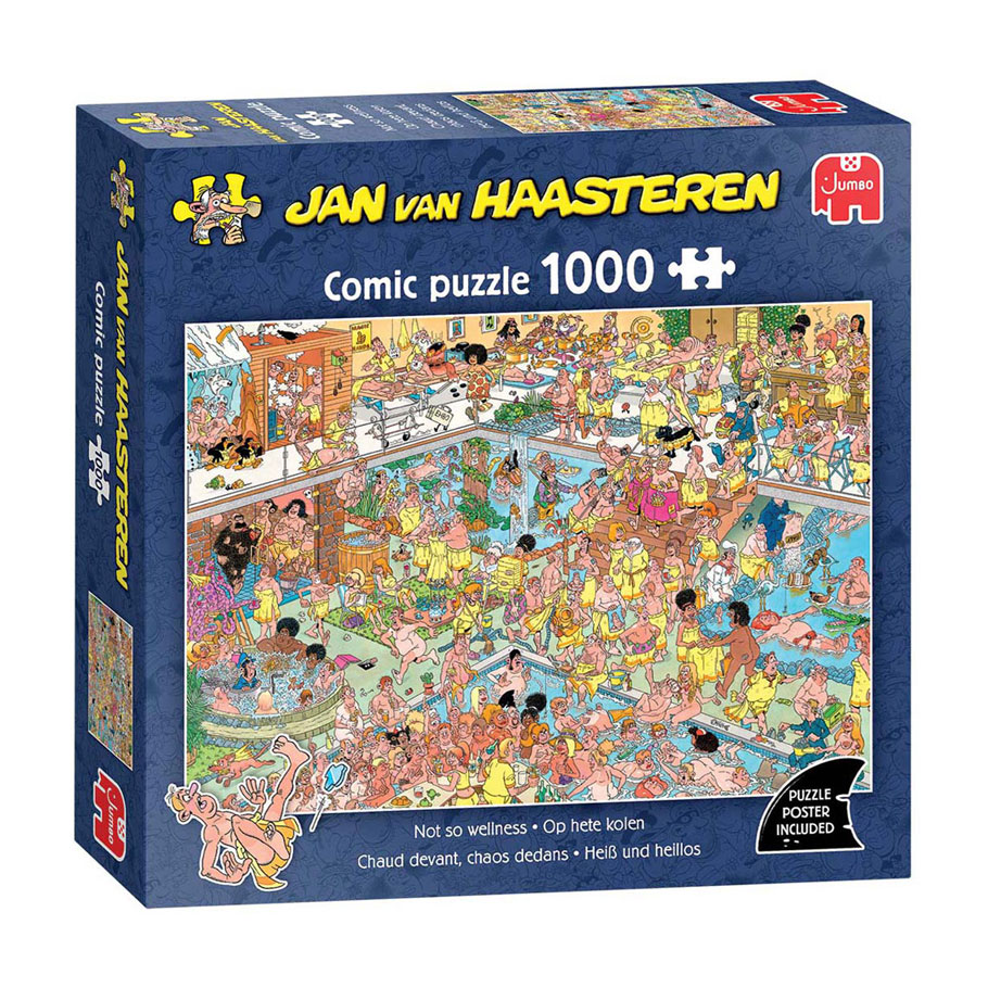Puzzle Jan van Haasteren - Sur des charbons ardents - 1000 pcs.