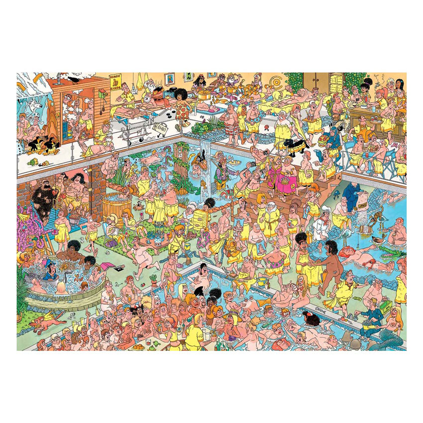 Puzzle Jan van Haasteren - Sur des charbons ardents - 1000 pcs.
