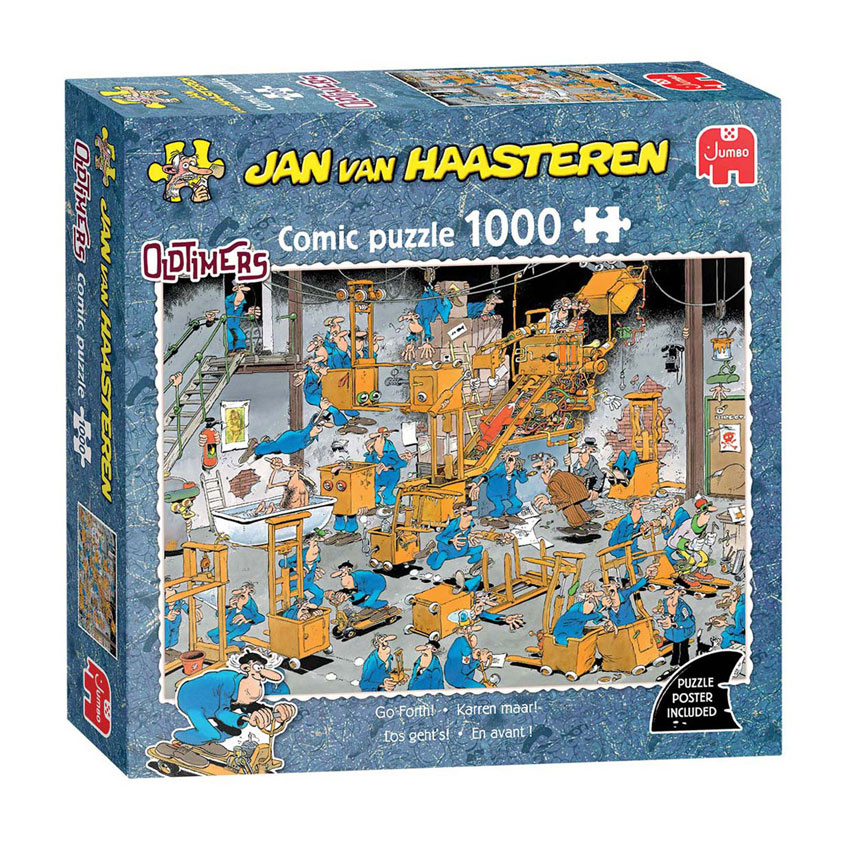 Puzzle Jan van Haasteren - Voitures classiques - C'est parti ! - 1000 pièces