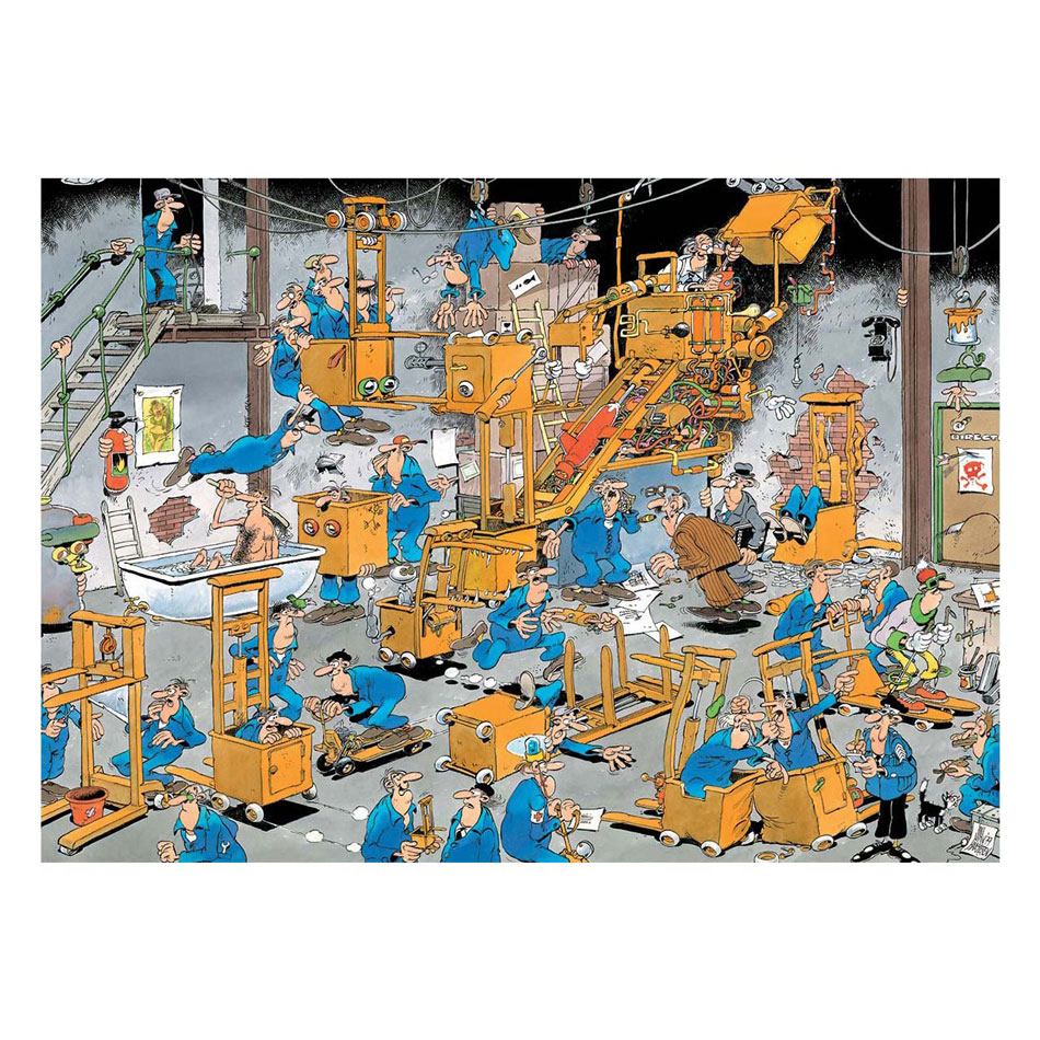 Puzzle Jan van Haasteren - Voitures classiques - C'est parti ! - 1000 pièces