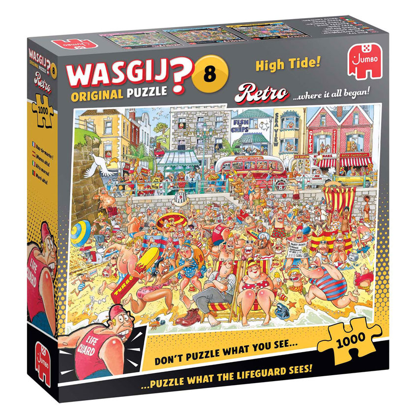 Wasgij Retro Original 8 Legpuzzel - Vloed!, 1000st.