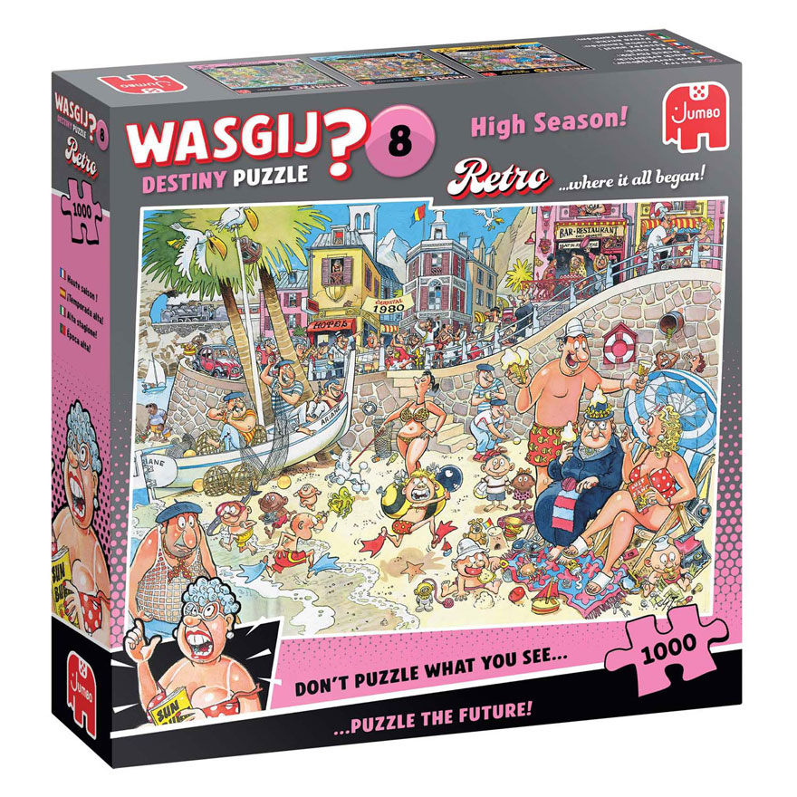 Wasgij Retro Destiny 8 Legpuzzel - Hoogseizoen!, 1000st.