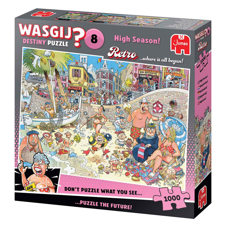 Wasgij Retro Destiny 8 Legpuzzel - Hoogseizoen!, 1000st.