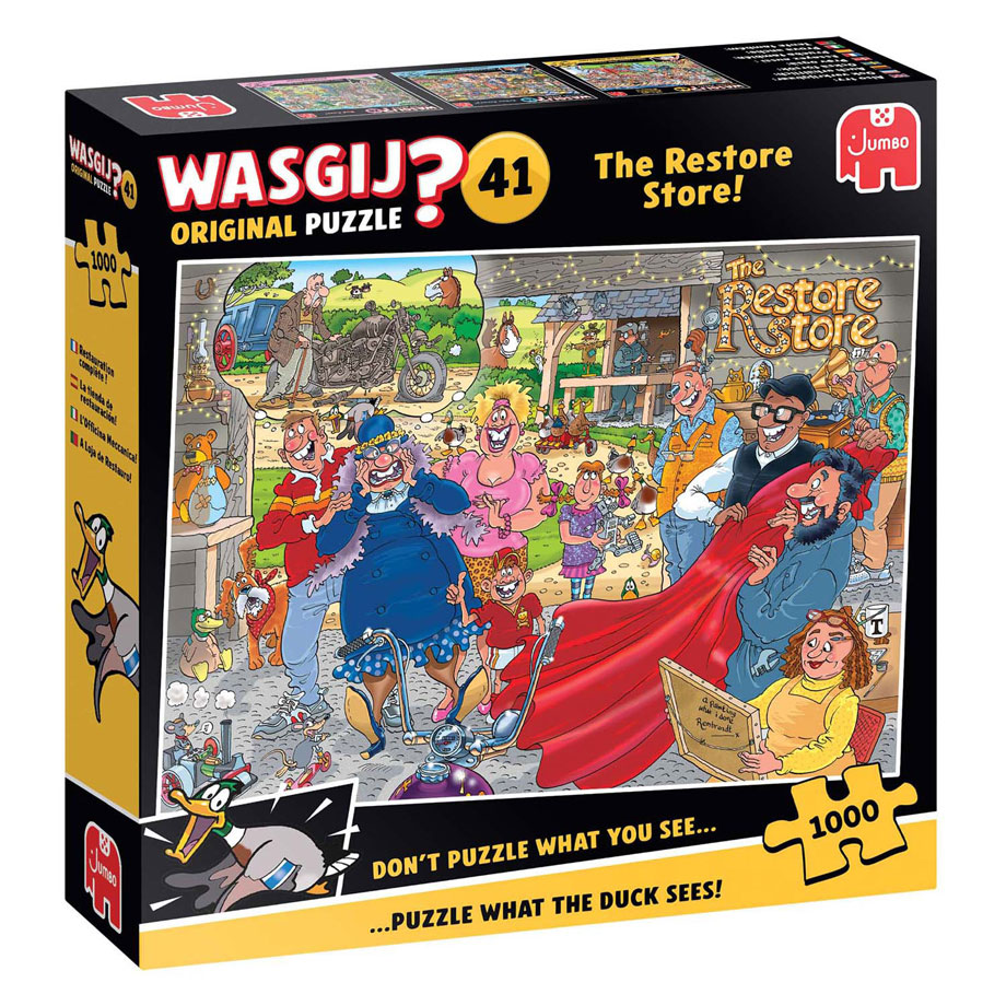 Wasgij Orignal 41 Legpuzzel - Motormake-Over, 1000st.