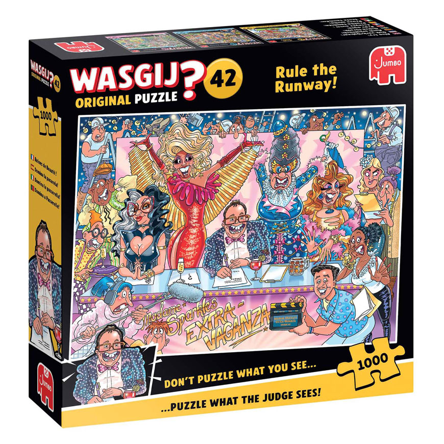 Puzzle Wasgij Original 42 - Paillettes et brillance !, 1000 pièces.
