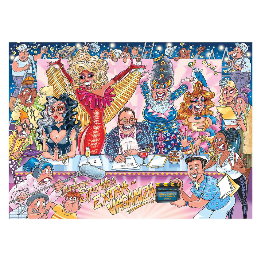 Puzzle Wasgij Original 42 - Paillettes et brillance !, 1000 pièces.