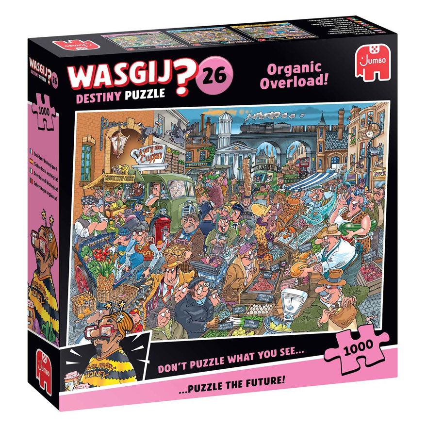Wasgij Destiny 26 Legpuzzel - Barstensvol Bio!, 1000st.