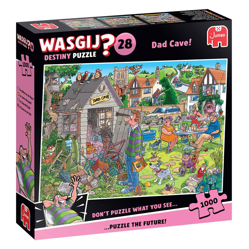 Wasgij Destiny 28 Legpuzzel - De Mancave van Pa, 1000st.