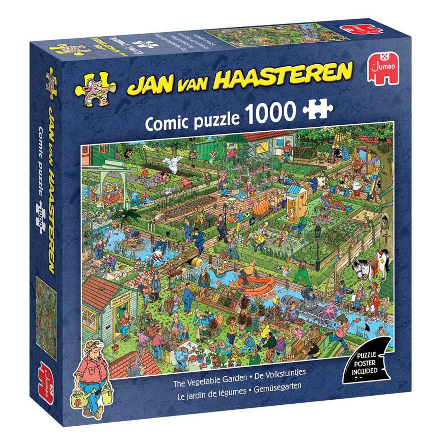 Jan van Haasteren Legpuzzel - Volkstuintjes, 1000st.