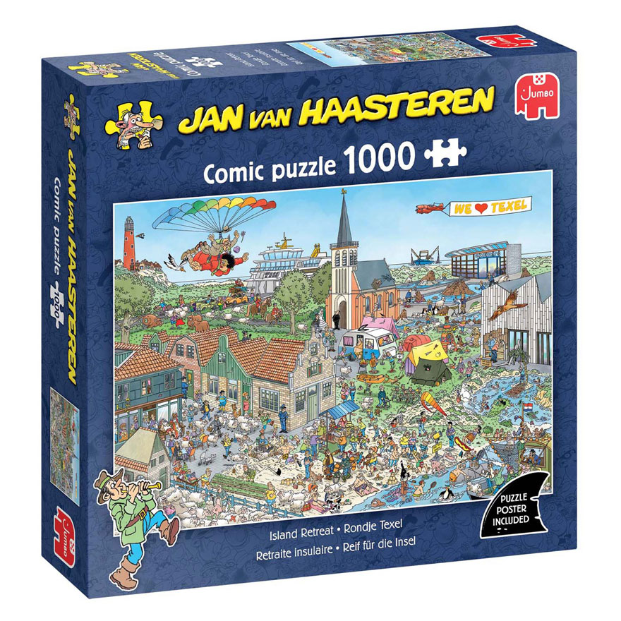 Jan Van Haasteren Legpuzzel - Rondje Texel, 1000st.