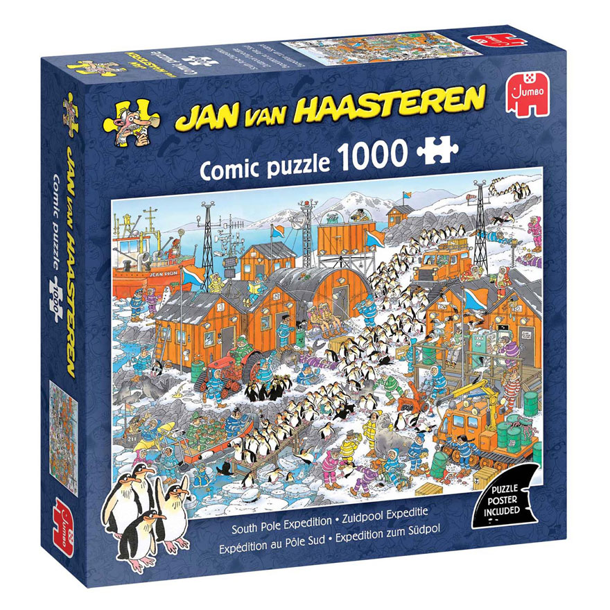 Jan van Haasteren Legpuzzel - Zuidpool Expeditie, 1000st.