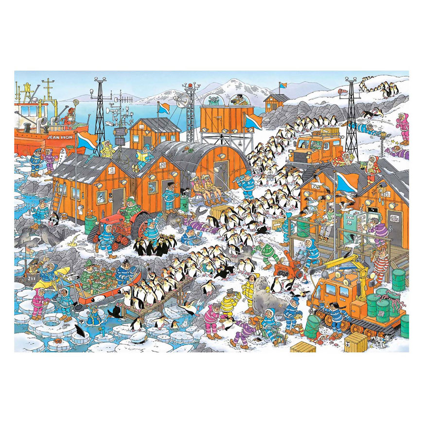 Jan van Haasteren Legpuzzel - Zuidpool Expeditie, 1000st.