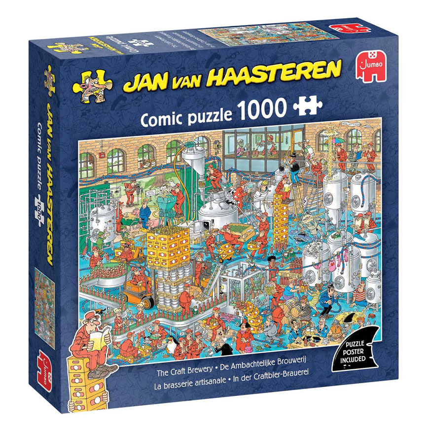 Puzzle Jan van Haasteren - La brasserie artisanale, 1000 pcs.