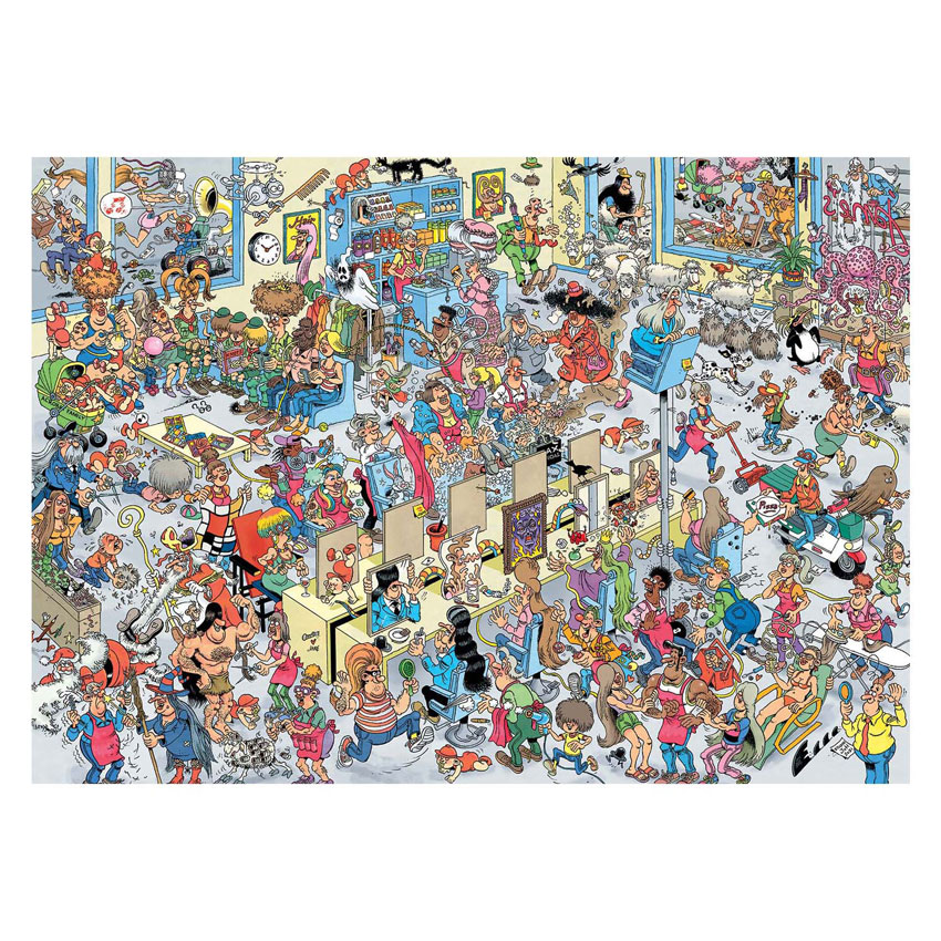 Jan van Haasteren Legpuzzel - Bij De Kapper, 1000st.