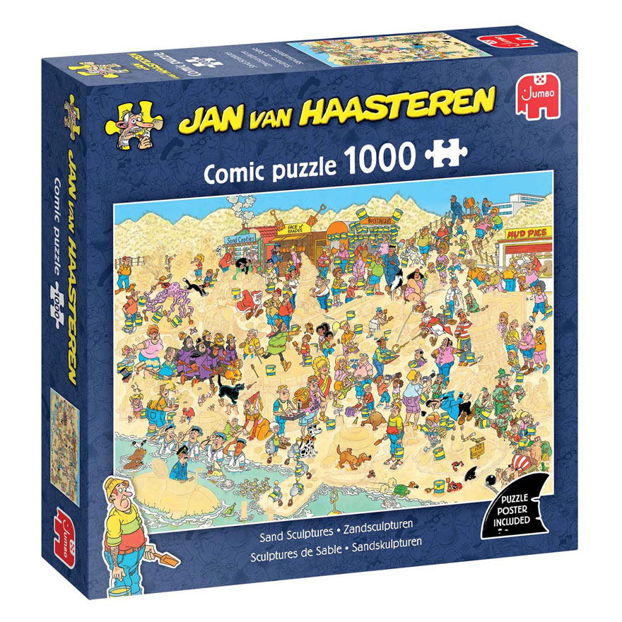 Jan van Haasteren Legpuzzel - Zandsculpturen, 1000st.