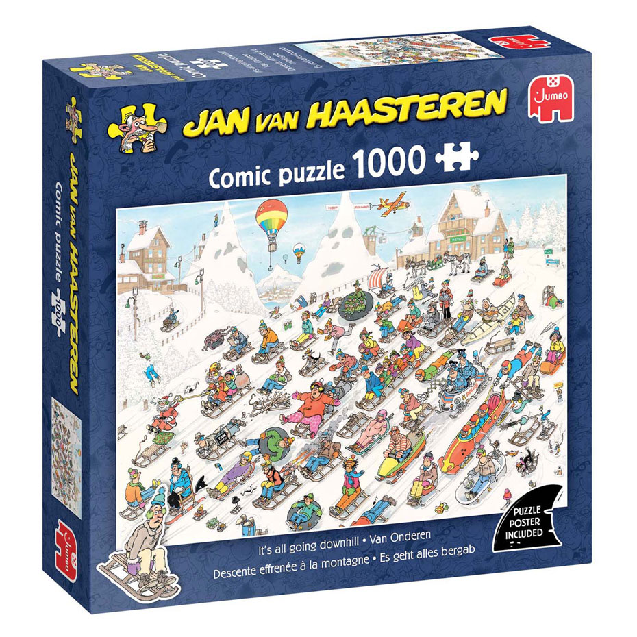 Jan van Haasteren Puzzle - Von unten!, 1000 Teile.
