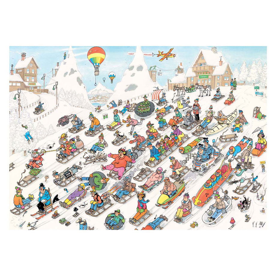 Jan van Haasteren Puzzle - Von unten!, 1000 Teile.