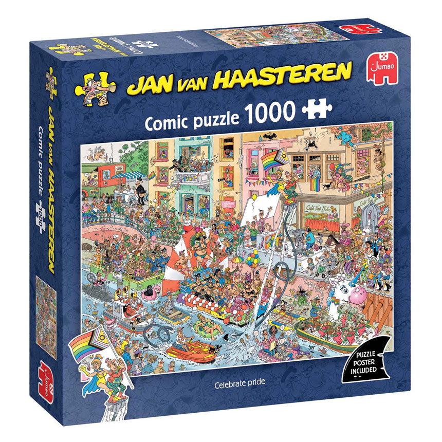 Puzzle Jan van Haasteren – Célébrez la fierté, 1000 pcs.