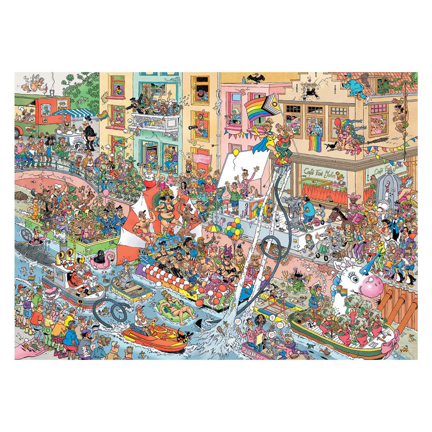 Puzzle Jan van Haasteren – Célébrez la fierté, 1000 pcs.