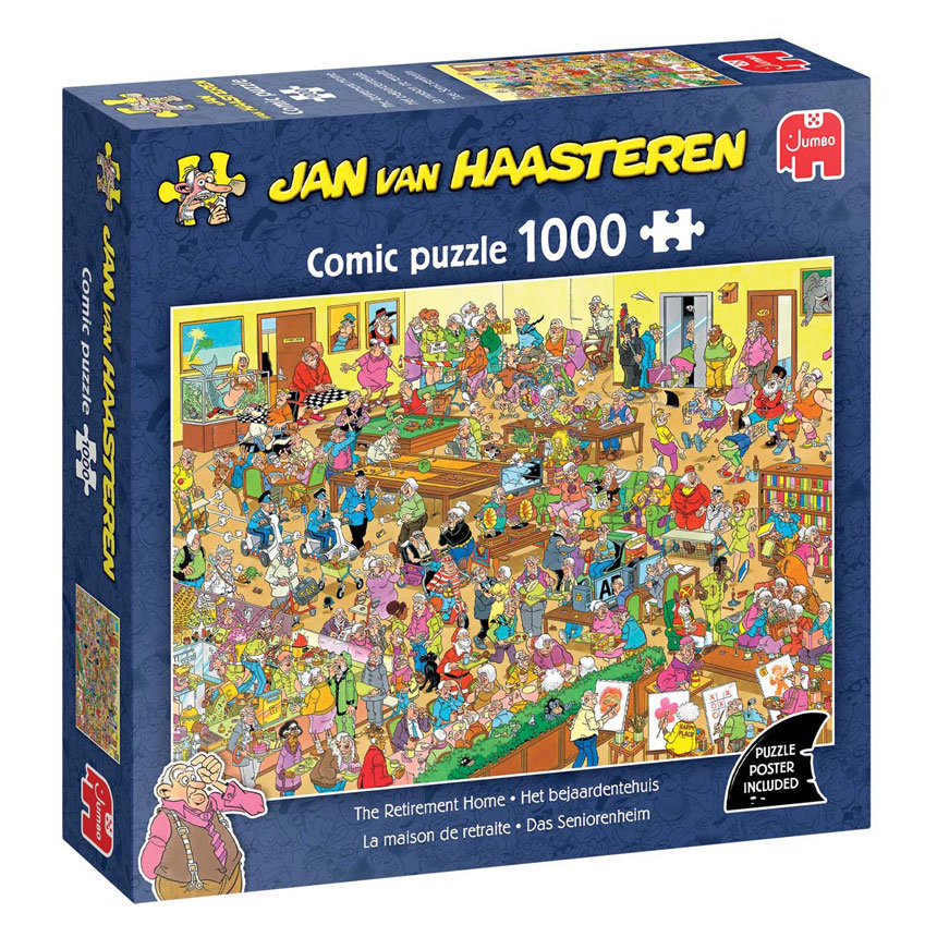 Jan van Haasteren Puzzle – Das Altenheim, 1000 Teile.