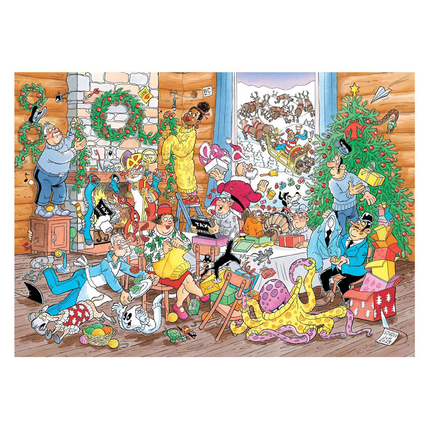 Puzzle Jan van Haasteren - Fièvre de Noël - 500 mcx.