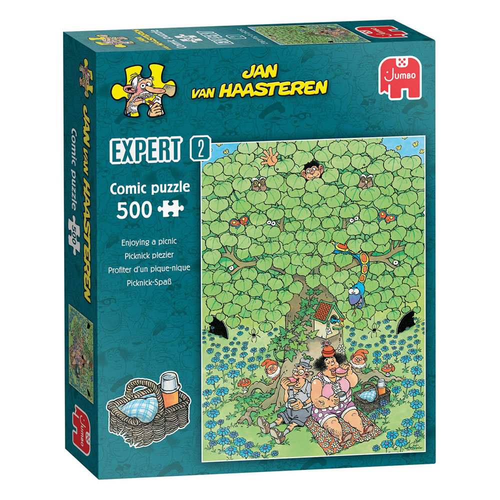 Jan van Haasteren Jigsaw Puzzle Expert 2 - Pique-nique amusant - 500 pièces