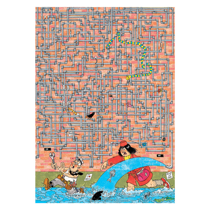 Jan van Haasteren Jigsaw Puzzle Expert 5 - Où est la fuite ? - 500 pièces